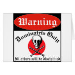 Property Of Dominatrix Card