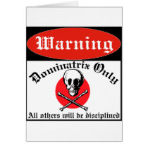 Property Of Dominatrix cards