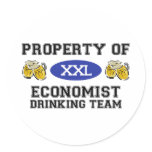 Property of Economist Drinking Team Stickers