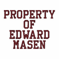 Property of Edward Masen 17 embroidered shirts