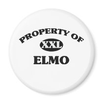 Property of ELMO Refrigerator Magnet