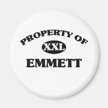 Property of EMMETT Fridge Magnets