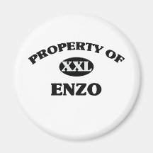 Property of ENZO Fridge Magnet