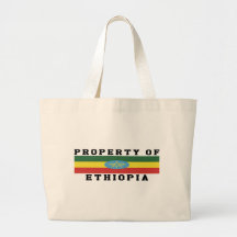 Property Of Ethiopia Canvas Bags
