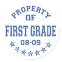 Property Of First Grade stickers