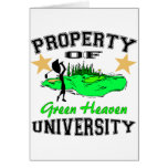 Property Of Golfer University Cards