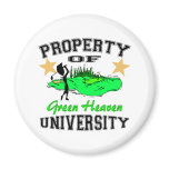 Property Of Golfer University Fridge Magnets