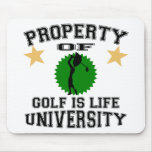 Property Of Golfer University Mouse Pad