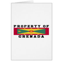 Property Of Grenada Greeting Cards