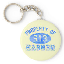 Property of Hashem Keychain keychains