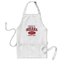 PROPERTY OF INDIANA ATHLETIC DEPT APRON