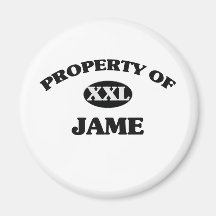 Property of JAME Fridge Magnets
