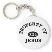 Property of Jesus christian gift item Key Chain