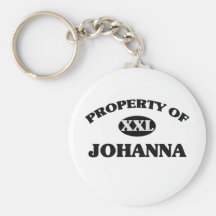 Property of JOHANNA Keychain