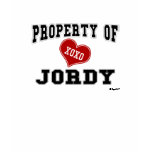 Property of Jordy t-shirts