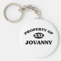 Property of JOVANNY Key Chain