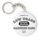 Property of Low Brass Key Chain