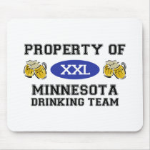 Property of Minnesota Drinking Team mousepads by dustin1175 Property of Minnesota Drinking Team mousepads