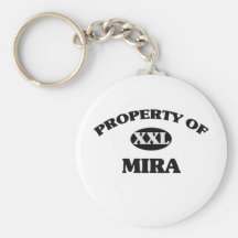 Property of MIRA Keychains