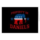 PROPERTY OF MITCH DANIELS GREETING CARDS