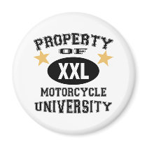 Property Of Motorcycle University magnets by UniversityTshirts Property Of Motorcycle University magnets
