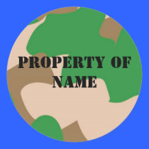 Property of name Label stickers