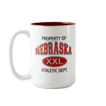 PROPERTY OF NEBRASKA mugs