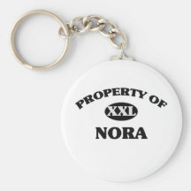 Property of NORA Keychain