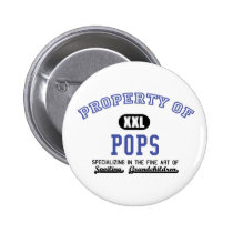 Property of Pops Pinback Buttons