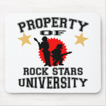 Property Of Rock Star University mousepads
