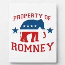 PROPERTY OF ROMNEY PLAQUE