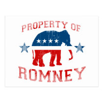 PROPERTY OF ROMNEY postcards