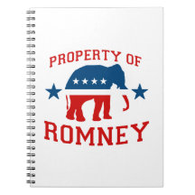 PROPERTY OF ROMNEY SPIRAL NOTEBOOK
