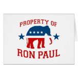 PROPERTY OF RON PAUL CARD