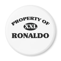 Property of RONALDO Refrigerator Magnet