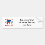 PROPERTY OF SCOTT WALKER BUMPER STICKER