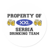 Property of Serbia Drinking Team stickers by dustin1175 Property of Serbia Drinking Team stickers