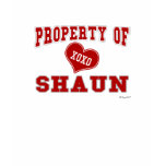 Property of Shaun t-shirts