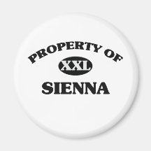 Property of SIENNA Fridge Magnets