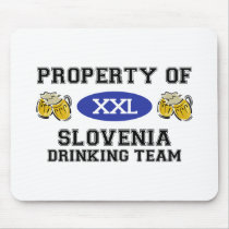Property of Slovenia Drinking Team mousepads