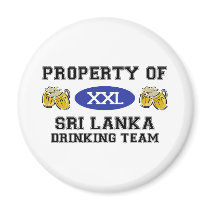 Property of Sri Lanka Drinking Team magnets by dustin1175 Property of Sri Lanka Drinking Team magnets