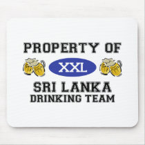 Property of Sri Lanka Drinking Team mousepads