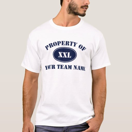 Property of template T Shirt Zazzle