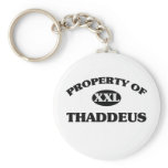 Property of THADDEUS Key Chain
