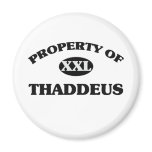 Property of THADDEUS Magnets