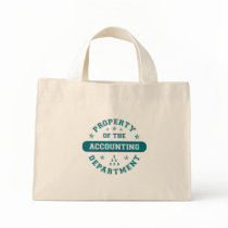 Property of the Accounting Department Canvas Bags