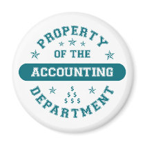 Property of the Accounting Department Fridge Magnet