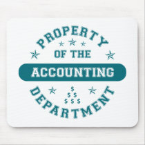 Property of the Accounting Department Mouse Mats