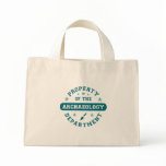 Property of the Archaeology Department Canvas Bag