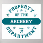 Property of the Archery Department Print